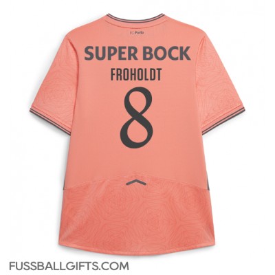 Porto Victor Froholdt #8 Fußballbekleidung Auswärtstrikot 2025-26 Kurzarm Porto Victor Froholdt #8 Fußballbekleidung Auswärtstrikot 2025-26 Kurzarm